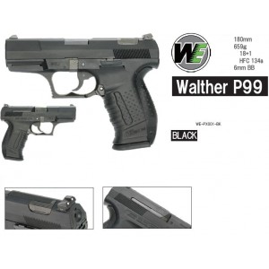 Модель пистолета WE WALTHER P99 GBB, металл, WE-PX001-BK